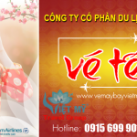 Vé máy bay tết 2022 Vietnam Airlines, Vietjet, Pacific Airlines, Bamboo Airways
