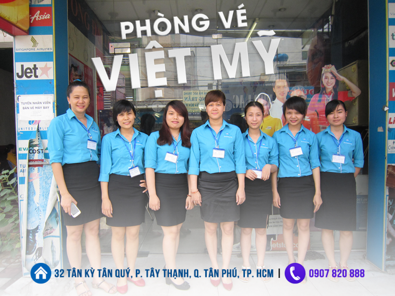 32 Tân Kỳ Tân Quý, P. Tây Thạnh, Q. Tân Phú, TP. HCM – Đại lý vé máy bay Việt Mỹ