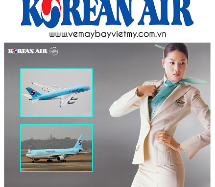 đại lý vé máy bay hãng korean air
