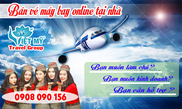 Bán vé máy bay online tại nhà