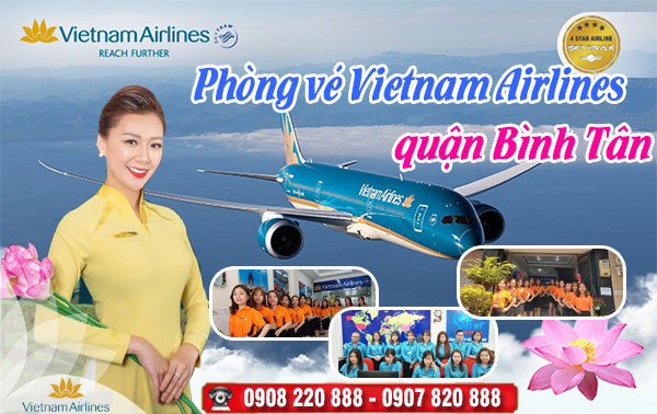 Phòng vé Vietnam Airlines quận Bình Tân