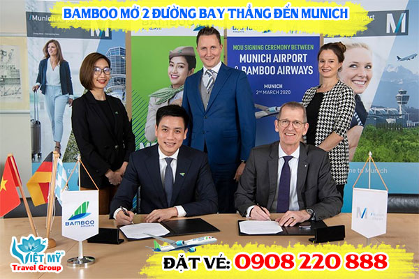 Bamboo Airways mở 2 đường bay thẳng đến Munich (Đức)