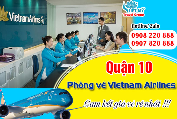 Phòng vé Vietnam Airlines quận 10