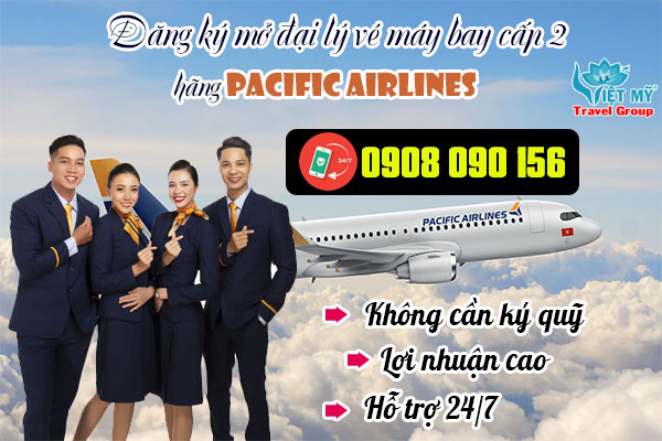 Đăng ký mở đại lý vé máy bay Pacific Airlines Cấp 2