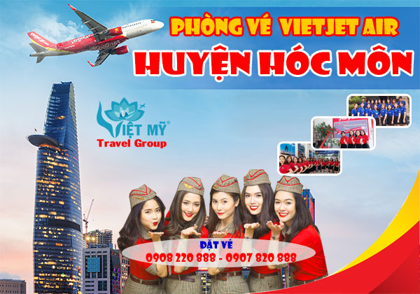 Phòng vé máy bay Vietjet Air huyện Hóc Môn