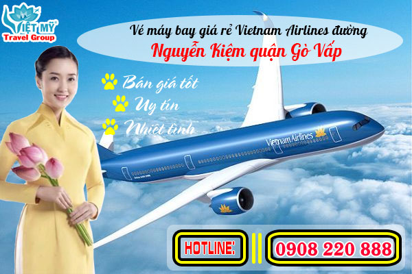 Vé máy bay giá rẻ Vietnam Airlines đường Nguyễn Kiệm quận Gò Vấp