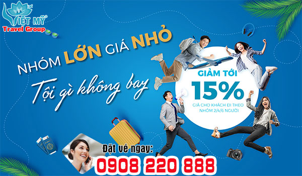 Vietnam Airlines giảm tới 15% giá cho khách đi theo nhóm 2/4/6 người
