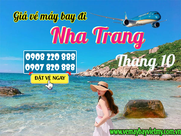 Giá vé máy bay đi Nha Trang tháng 10