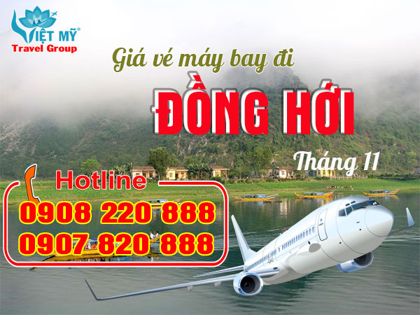 Giá vé máy bay đi Đồng Hới tháng 11