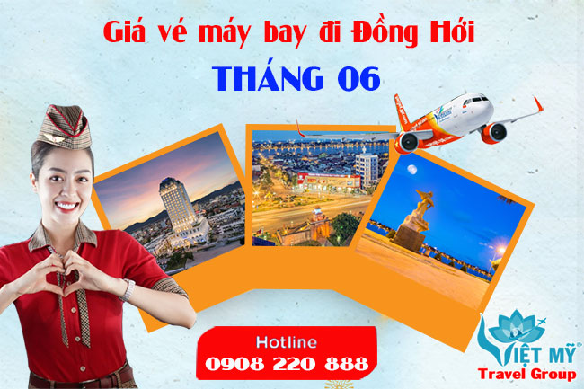 Giá vé máy bay đi Đồng Hới tháng 6