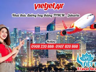 Vietjet Air mở đường bay thẳng từ TP.Hồ Chí Minh đi Jakarta