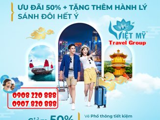 Vietnam Airlines ưu đãi bay Hong Kong 50% + tặng thêm hành lý