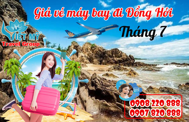 Giá vé máy bay đi Đồng Hới tháng 7