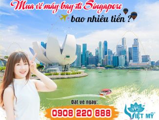 Mua vé máy bay đi singapore bao nhiêu tiền ?