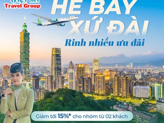Bamboo Airways giảm tới 15% vé bay Đài Bắc