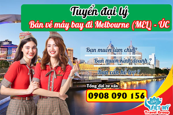 Tuyển đại lý bán vé máy bay đi Melbourne (MEL) - ÚC