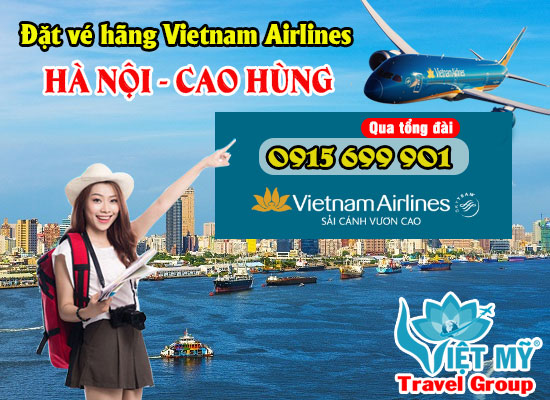 Đặt vé hãng Vietnam Airlines từ Hà Nội đi Cao Hùng qua tổng đài 0915699901