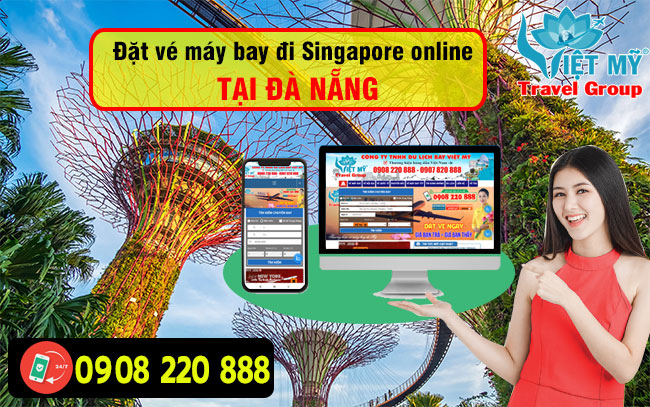 Đặt vé máy bay đi Singapore online tại Đà Nẵng