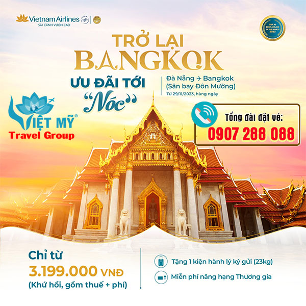 Vietnam Airlines mở đường bay Đà Nẵng – Đôn Mường