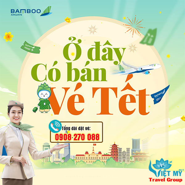 Bamboo Airways mở thêm chuyến đêm phục vụ tết 2024
