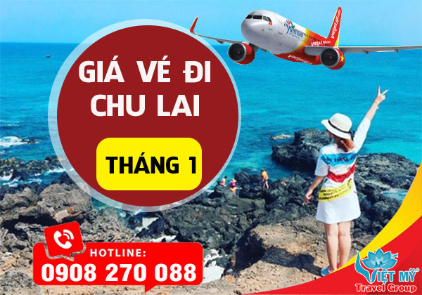 Giá vé máy bay đi Chu Lai tháng 1