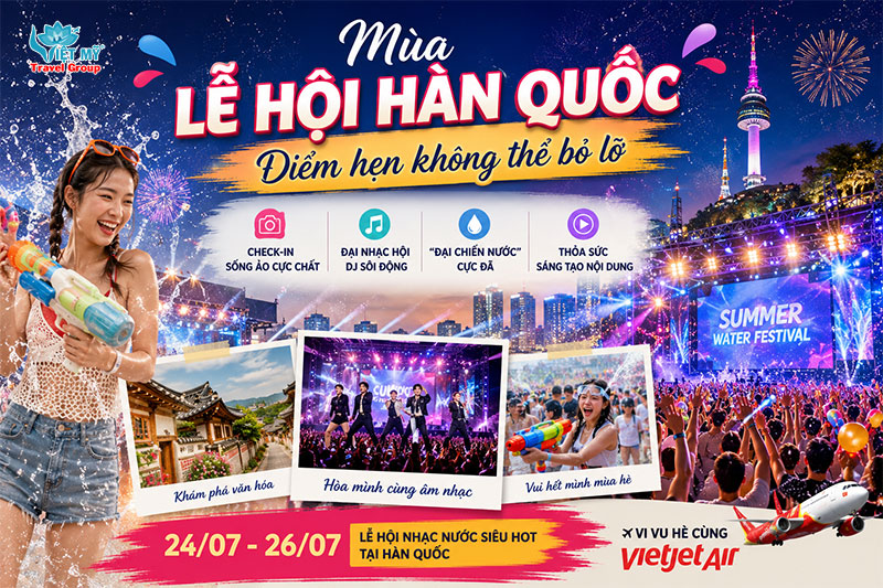 Mùa lễ hội Hàn Quốc – Điểm hẹn không thể bỏ lỡ