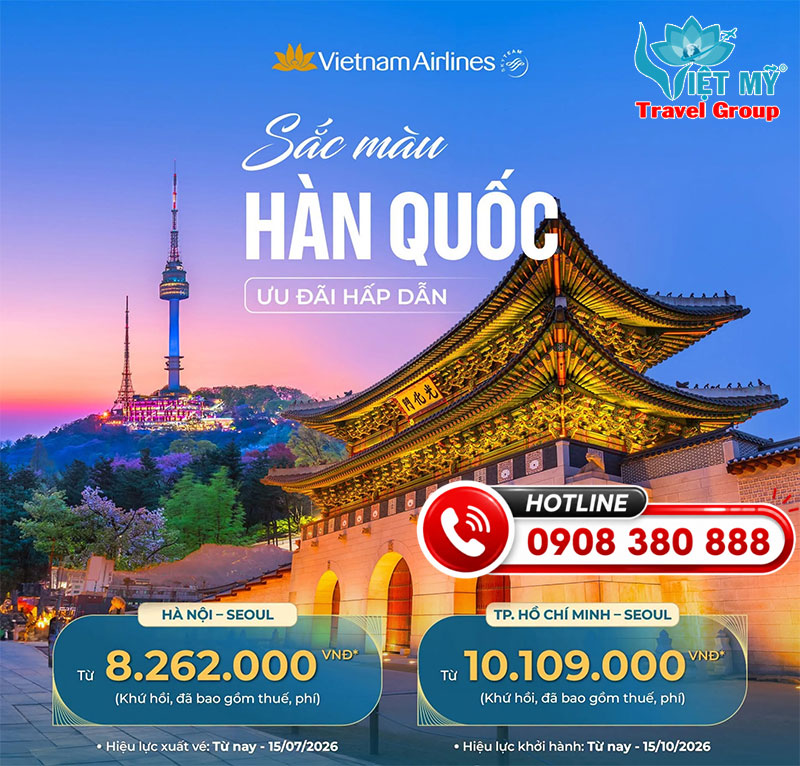 Seoul mùa đẹp nhất - Săn ngay vé ưu đãi cùng Vietnam Aielines
