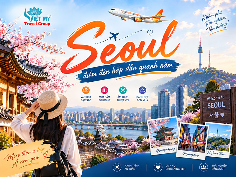 Seoul – điểm đến hấp dẫn quanh năm