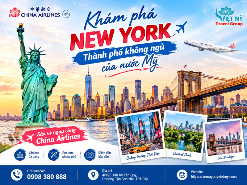 Khám phá New York – Thành phố không ngủ của nước Mỹ